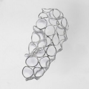 Mesh anatomical filigree ear piece