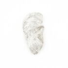 Handmadeˇanatomical filigree ear piece in 999 silver from above