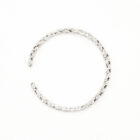 Handmade filigree ear cuff in sterling silver from above