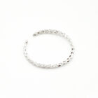 Handmade filigree ear cuff in sterling silver from the side